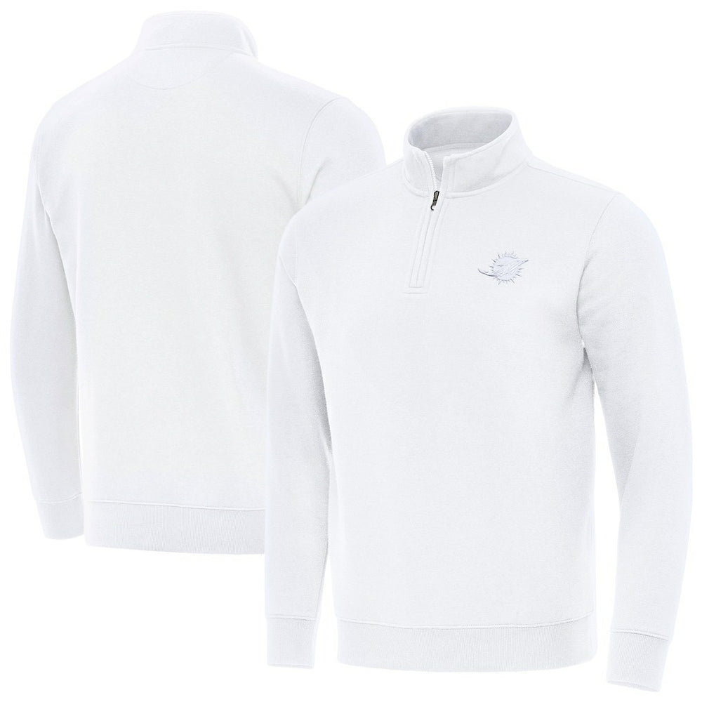 NFL Miami Dolphins Antigua Victory Quarter-Zip Top
