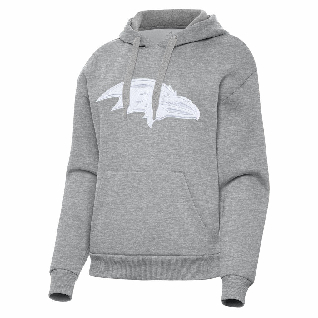 NFL Baltimore Ravens Antigua Women's Victory Pullover Hoodie