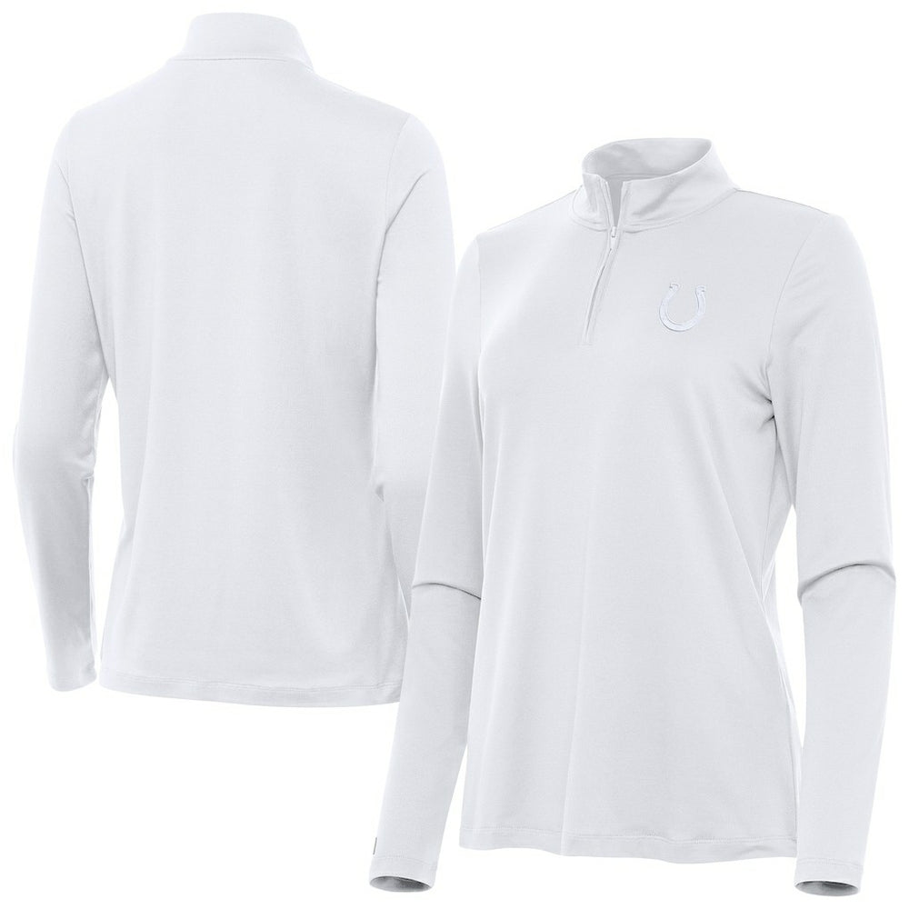 NFL Indianapolis Colts Antigua Women's Reprocess Quarter-Zip Top