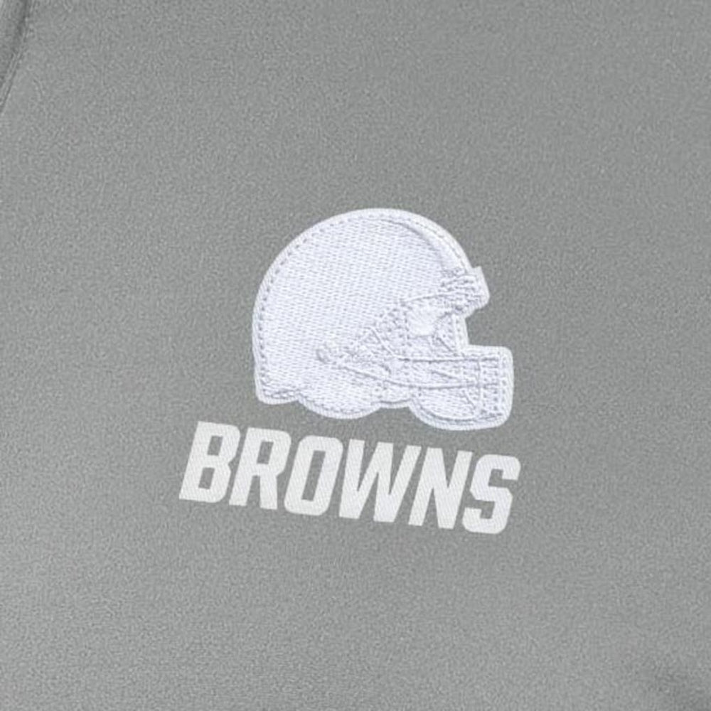 NFL Cleveland Browns Antigua Women's Reprocess Quarter-Zip Top