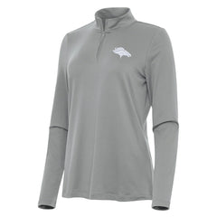 NFL Denver Broncos Antigua Women's Reprocess Quarter-Zip Top