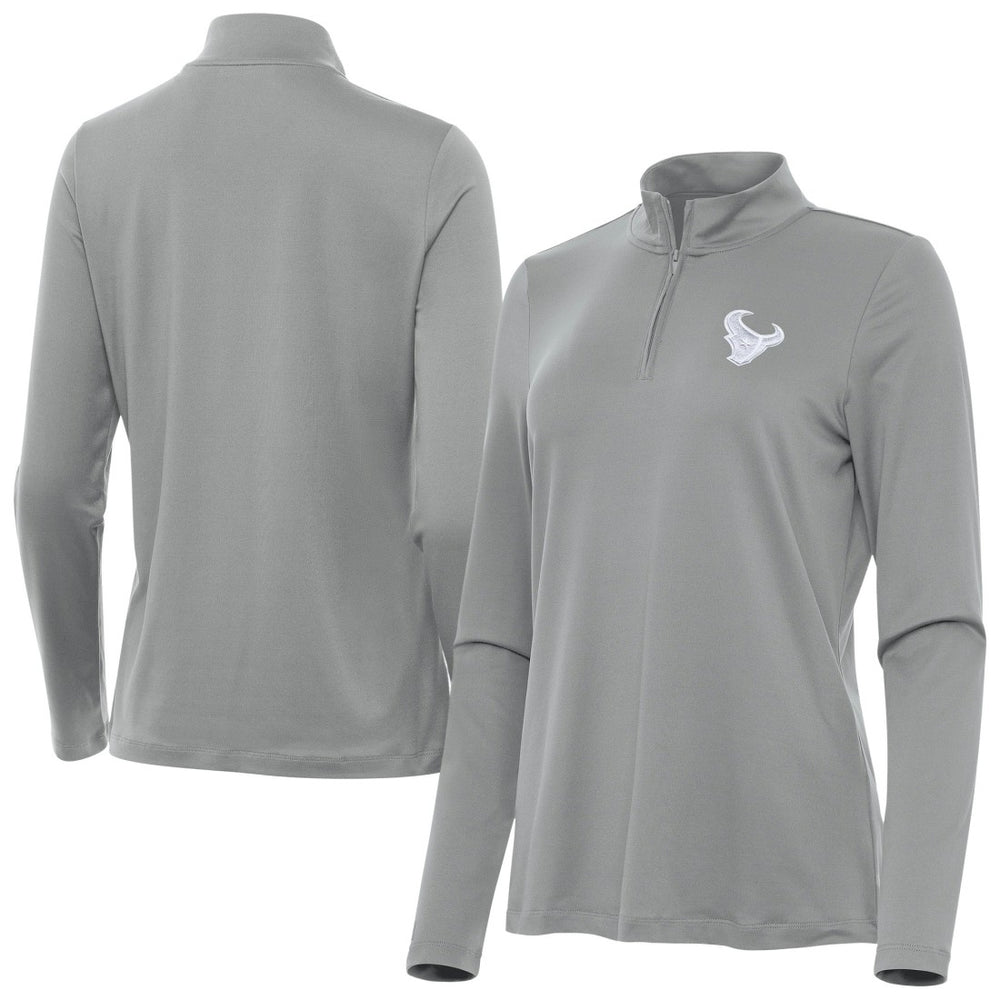NFL Houston Texans Antigua Women's Reprocess Quarter-Zip Top