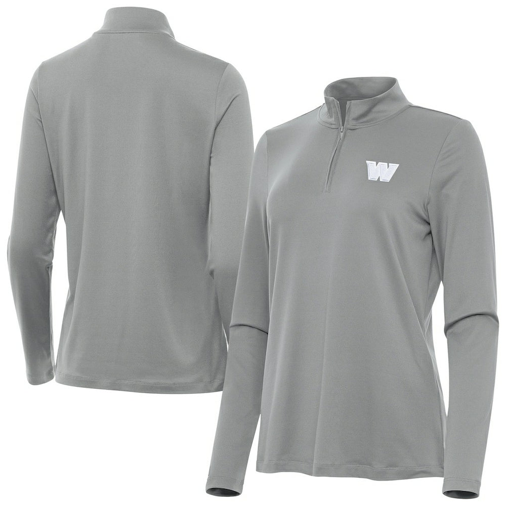 NFL Washington Commanders Antigua Women's Reprocess Quarter-Zip Top