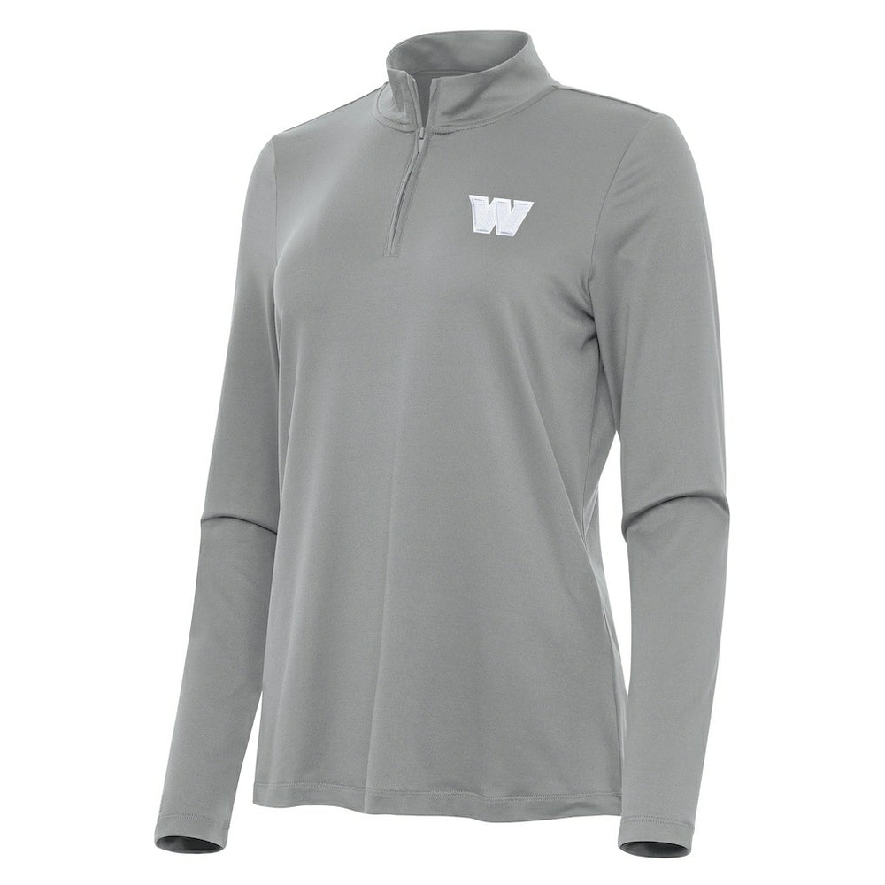 NFL Washington Commanders Antigua Women's Reprocess Quarter-Zip Top