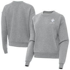 NFL New Orleans Saints Antigua Women's Victory Crew Pullover Sweatshirt