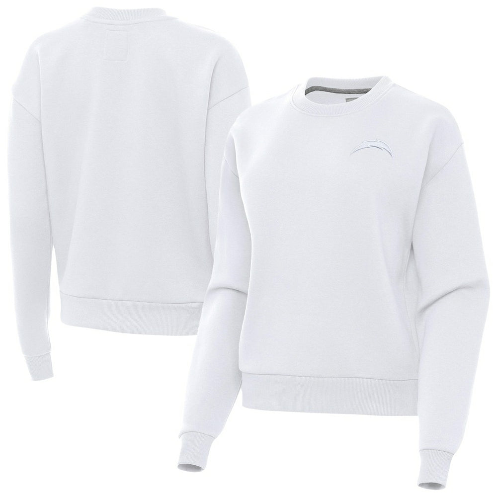 NFL Los Angeles Chargers Antigua Women's Victory Crew Pullover Sweatshirt