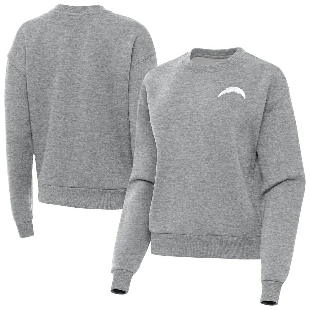 NFL Los Angeles Chargers Antigua Women's Victory Crew Pullover Sweatshirt