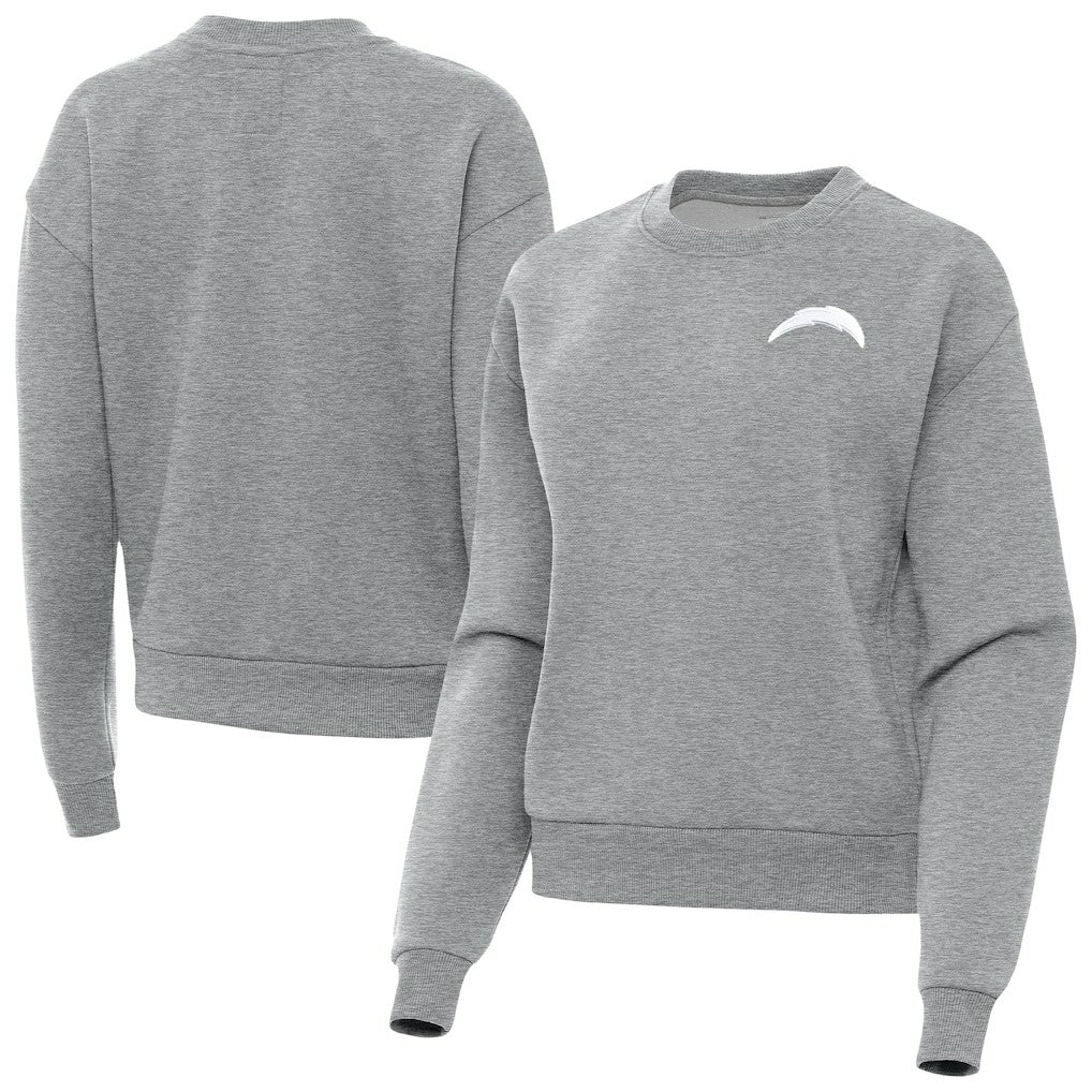 NFL Los Angeles Chargers Antigua Women's Victory Crew Pullover Sweatshirt
