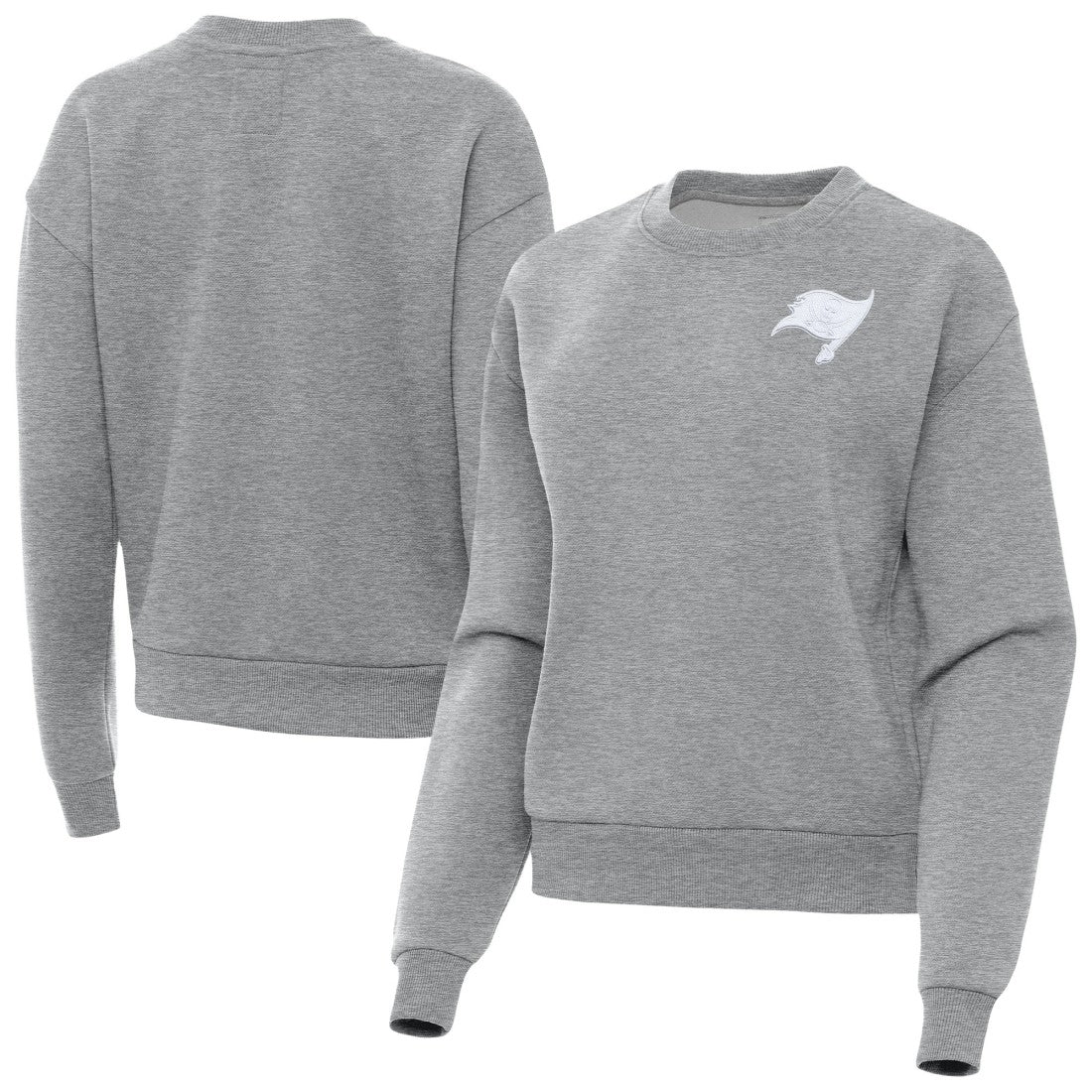 NFL Tampa Bay Buccaneers Antigua Women's Victory Crew Pullover Sweatshirt