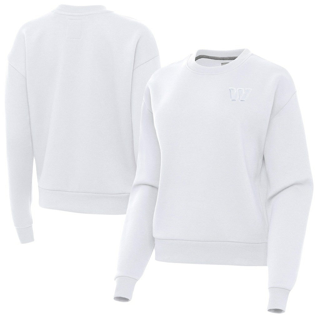 NFL Washington Commanders Antigua Women's Victory Crew Pullover Sweatshirt