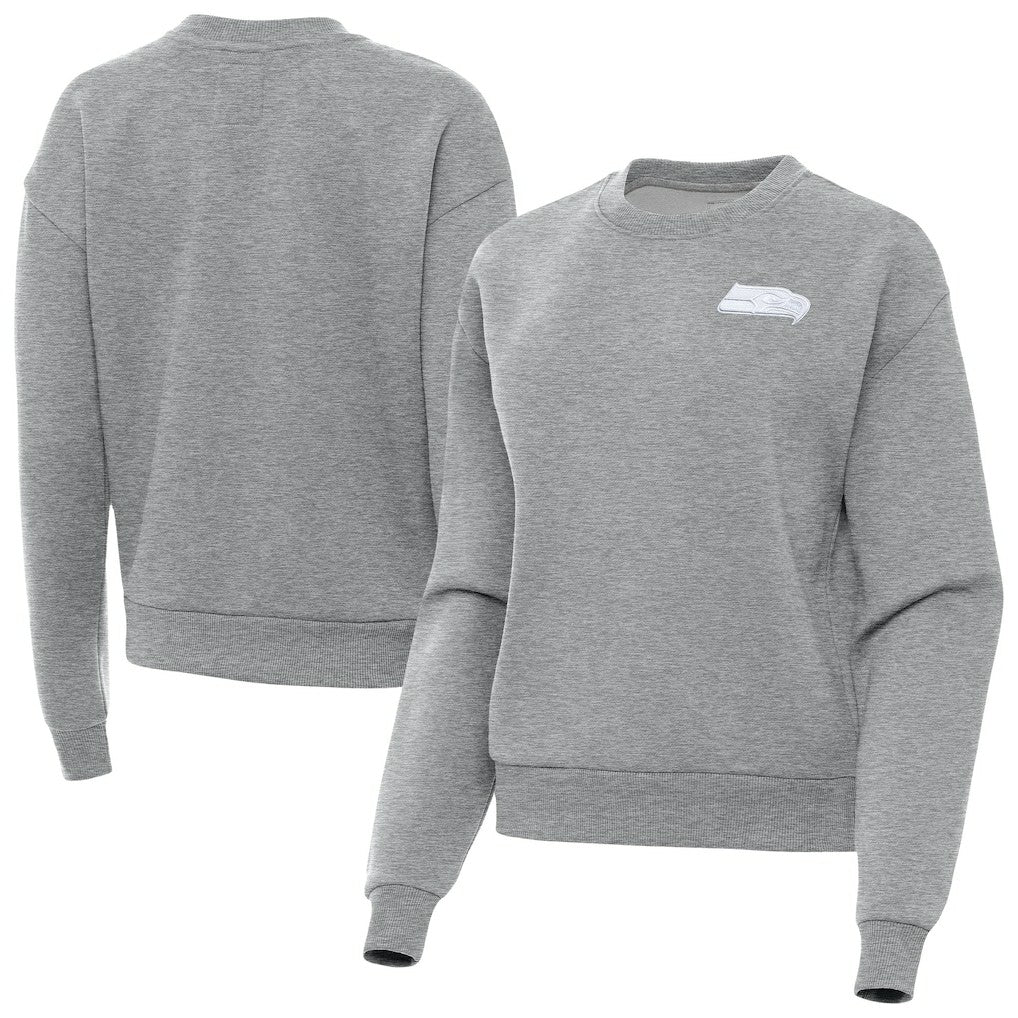 NFL Seattle Seahawks Antigua Women's Victory Crew Pullover Sweatshirt