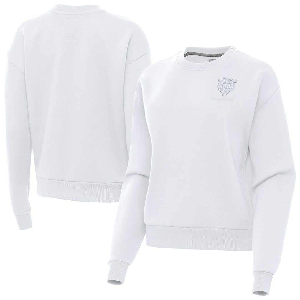 NFL Chicago Bears Antigua Women's Victory Crew Pullover Sweatshirt