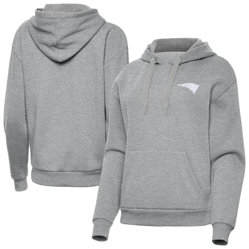 NFL New England Patriots Antigua Women's Victory Pullover Hoodie
