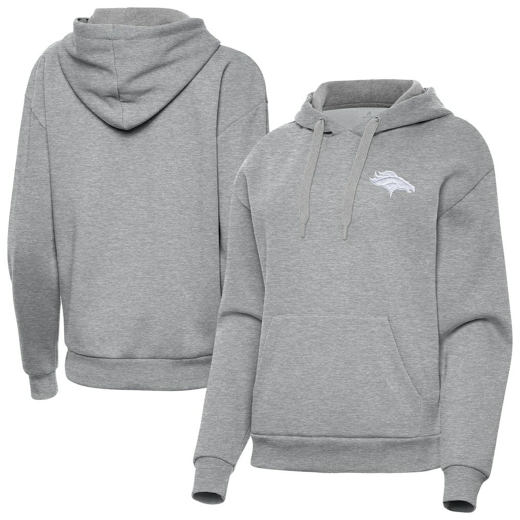 NFL Denver Broncos Antigua Women's Victory Pullover Hoodie
