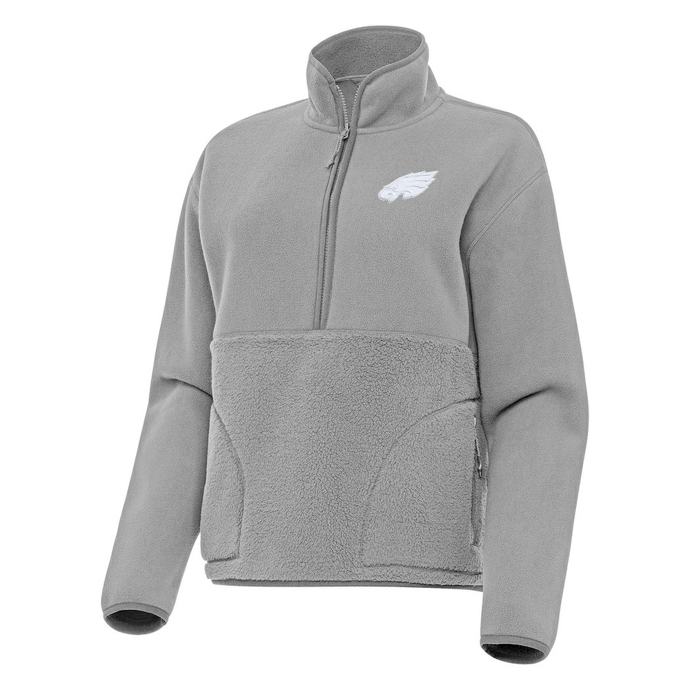 NFL Philadelphia Eagles Antigua Women's Figure Half-Zip Sweatshirt