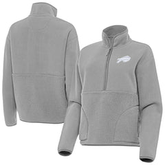 NFL Buffalo Bills Antigua Women's Figure Half-Zip Sweatshirt