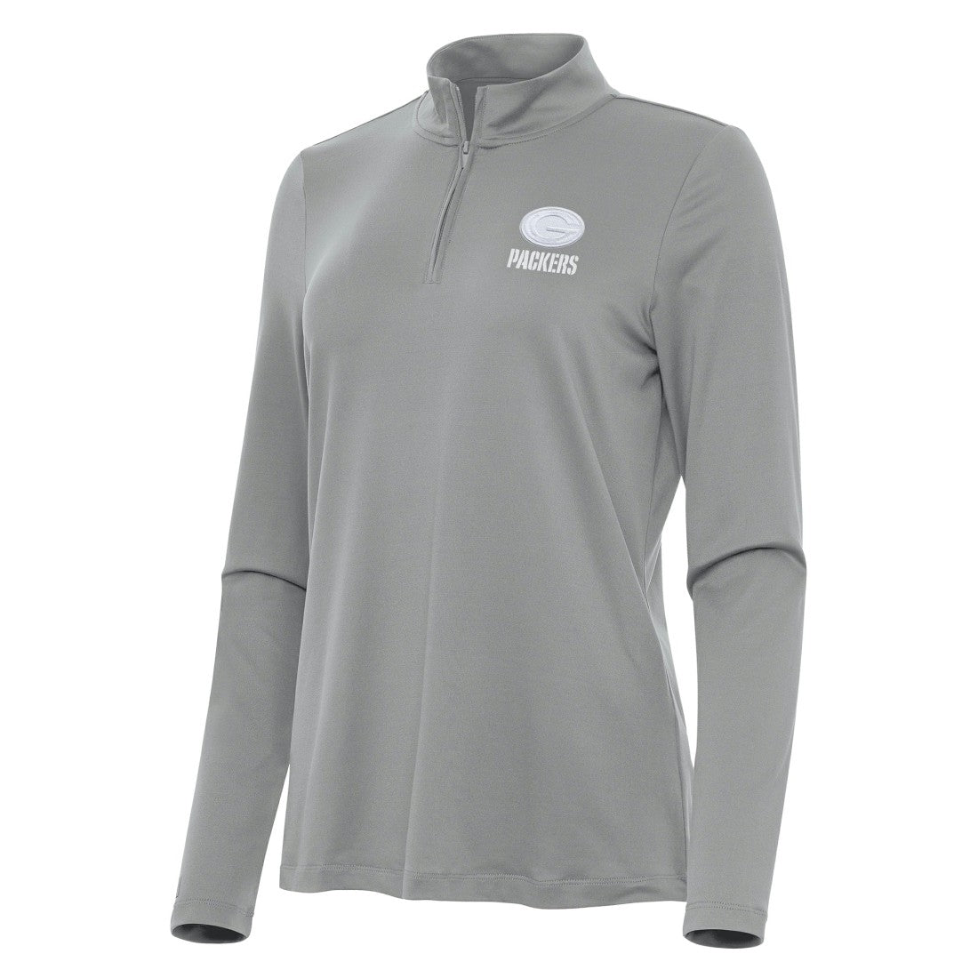 NFL Green Bay Packers Antigua Women's Reprocess Quarter-Zip Top