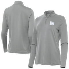 NFL New York Giants Antigua Women's Reprocess Quarter-Zip Top