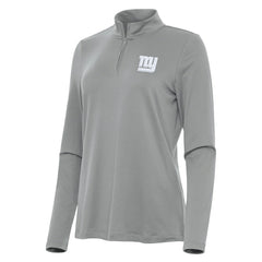 NFL New York Giants Antigua Women's Reprocess Quarter-Zip Top