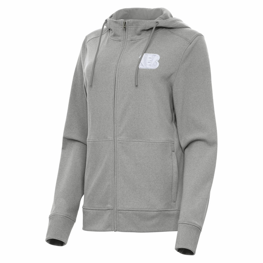 NFL Cincinnati Bengals Antigua Women's Seeker Full-Zip Hoodie Jacket
