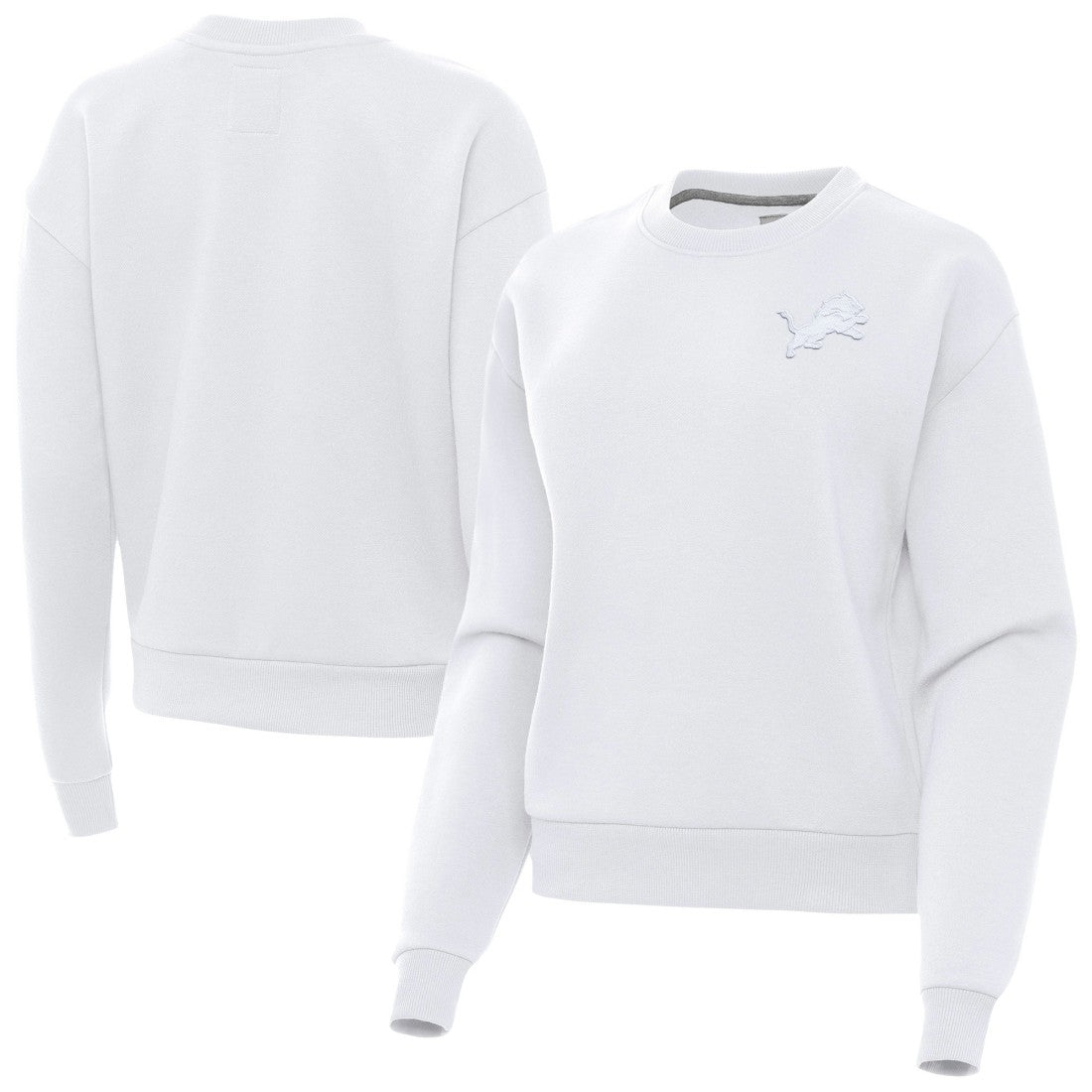 NFL Detroit Lions Antigua Women's Victory Crew Pullover Sweatshirt