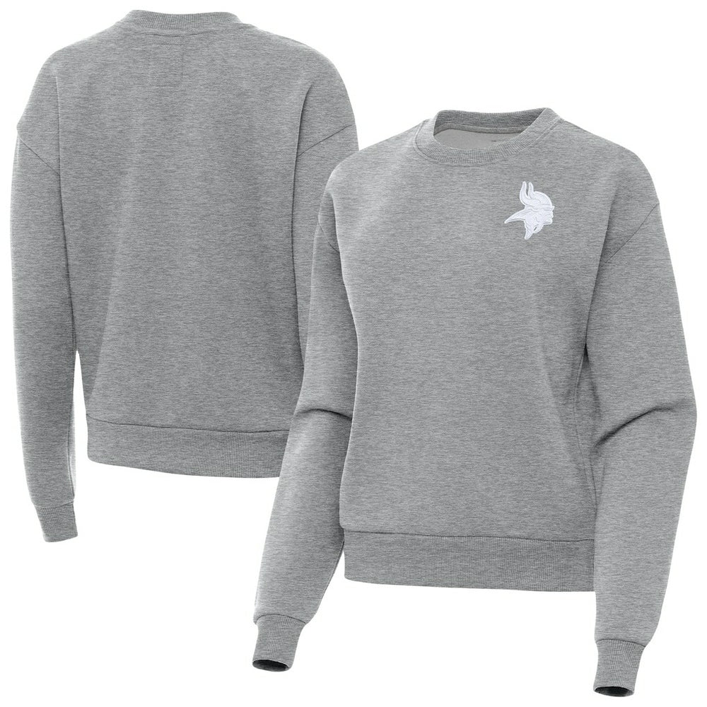 NFL Minnesota Vikings Antigua Women's Victory Crew Pullover Sweatshirt