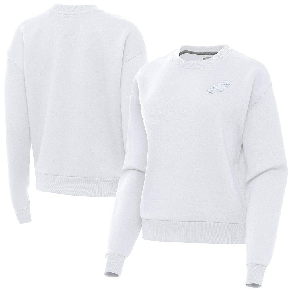 NFL Philadelphia Eagles Antigua Women's Victory Crew Pullover Sweatshirt