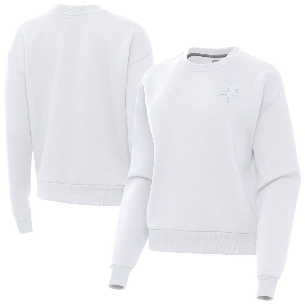 NFL Minnesota Vikings Antigua Women's Victory Crew Pullover Sweatshirt