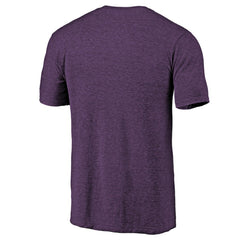 Arizona Diamondbacks Purple Cooperstown Official Logo Tri-Blend T-Shirt