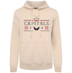 Washington Capitals Levelwear Podium Holiday Pullover Hoodie