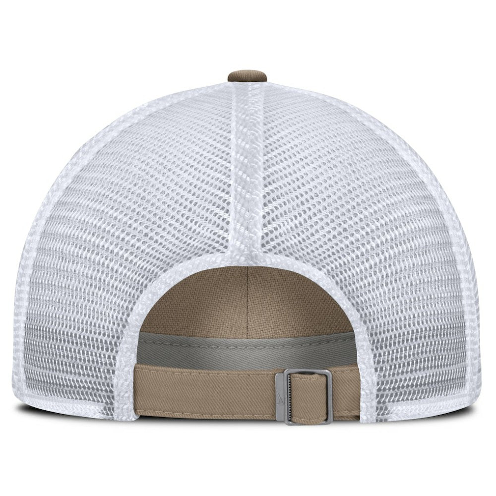 Chicago Cubs Unisex Mother's Day Club Trucker Adjustable Hat - Khaki/White | Nike