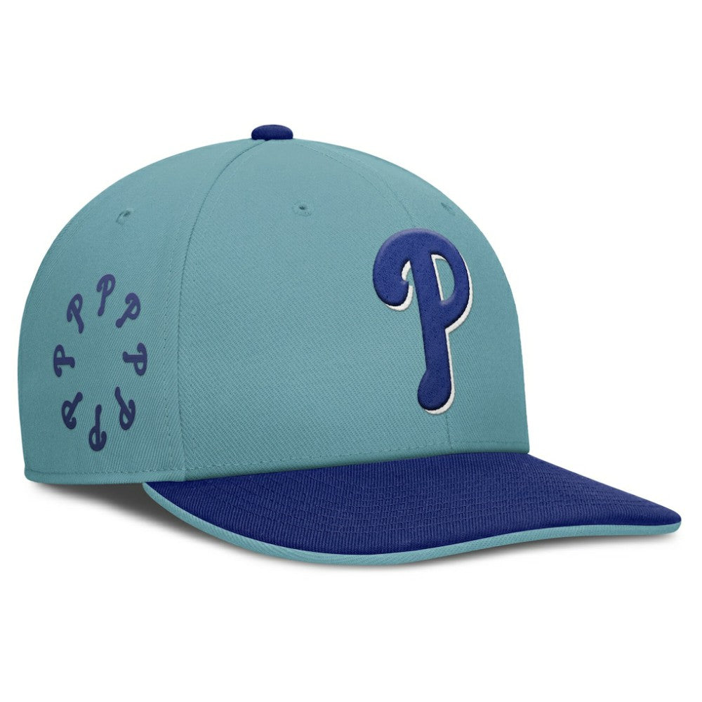 Philadelphia Phillies Father's Day Pro Performance Snapback Hat - Turquoise | Nike