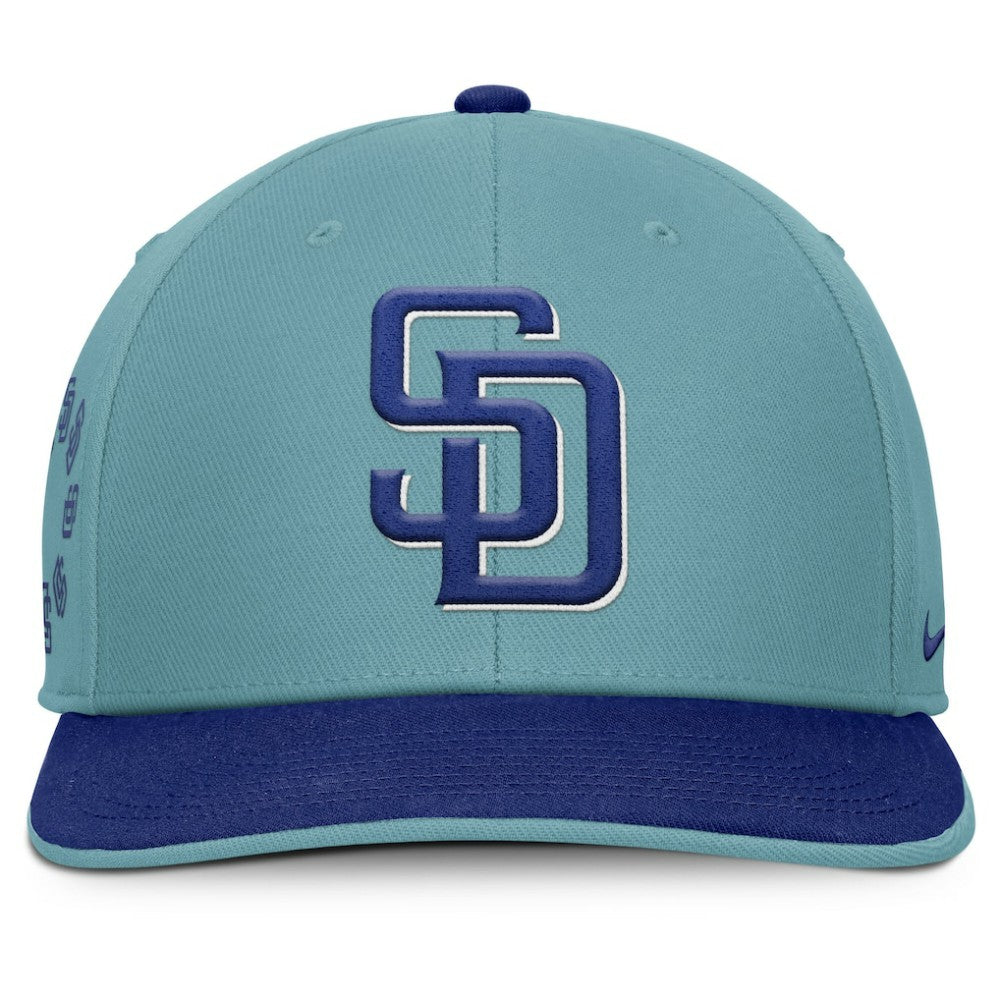 San Diego Padres Father's Day Pro Performance Snapback Hat - Turquoise | Nike