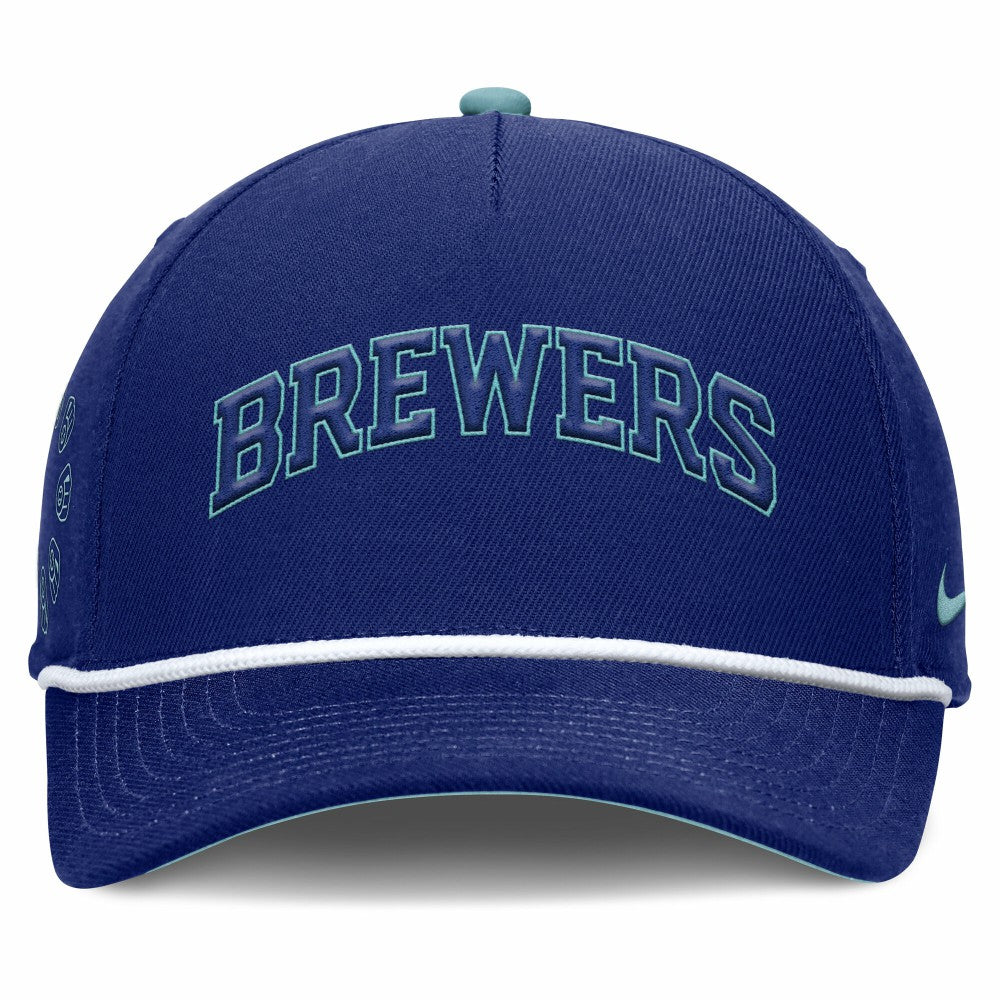 Milwaukee Brewers Father's Day Rise Adjustable Hat - Royal | Nike