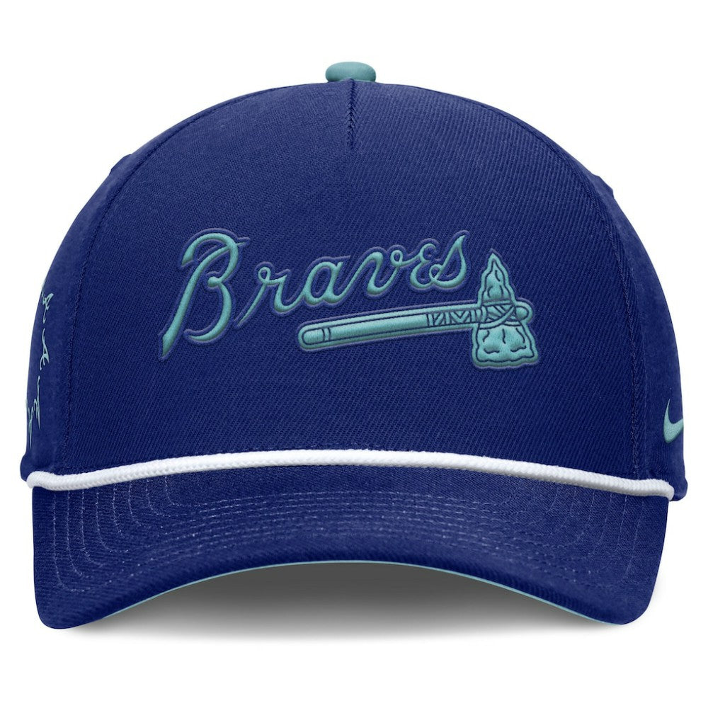 Atlanta Braves Father's Day Rise Adjustable Hat - Royal | Nike