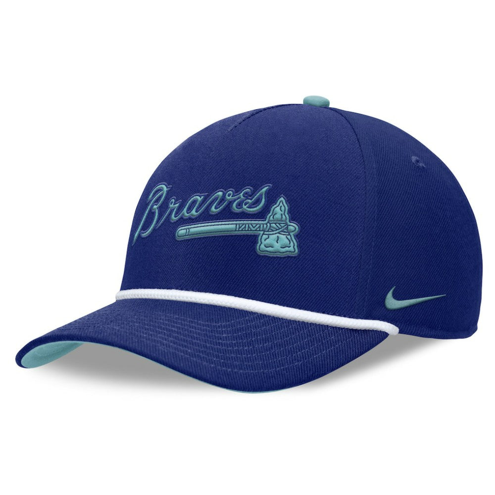 Atlanta Braves Father's Day Rise Adjustable Hat - Royal | Nike