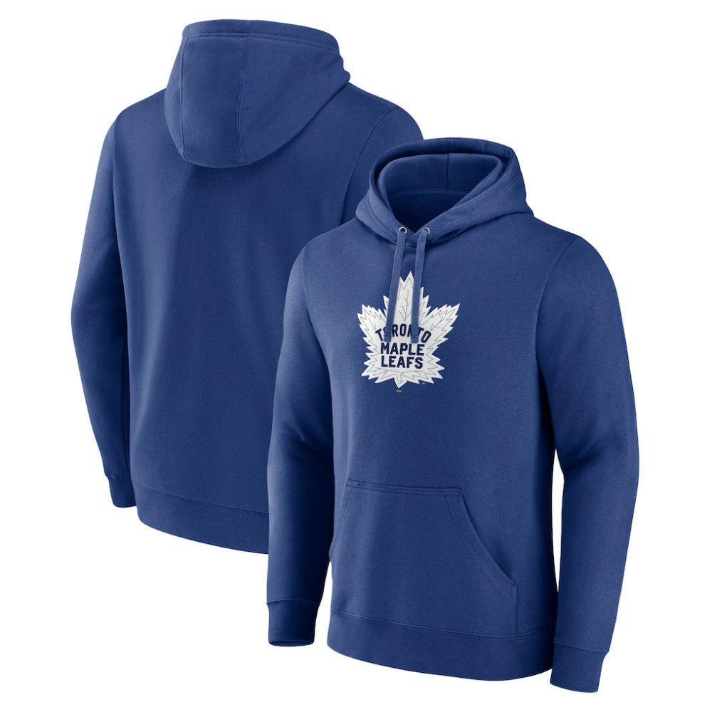 Toronto Maple Leafs Blue Primary Logo Pullover Hoodie