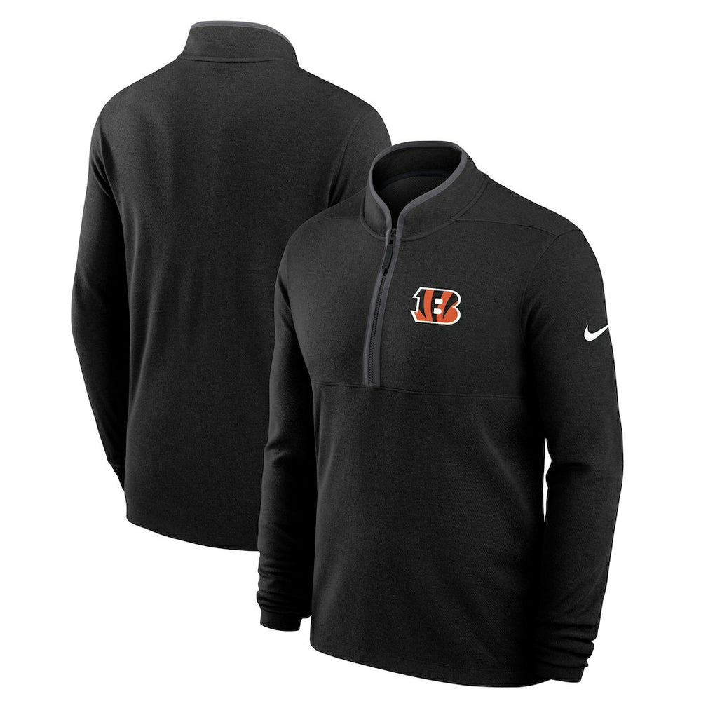 NFL Cincinnati Bengals Lightweight Victory Dri-FIT Half-Zip Pullover