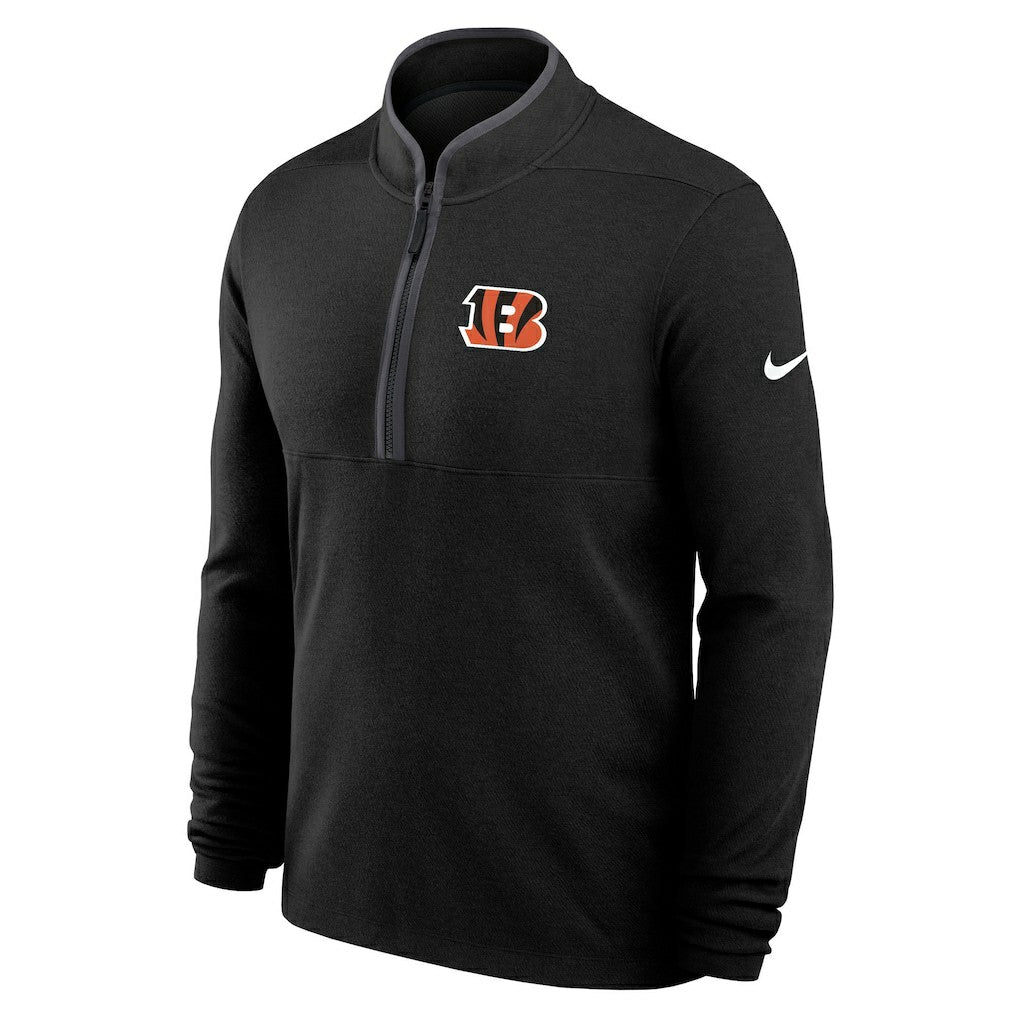 NFL Cincinnati Bengals Lightweight Victory Dri-FIT Half-Zip Pullover