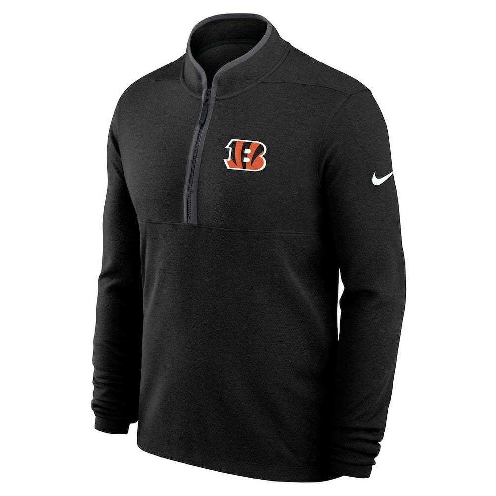 NFL Cincinnati Bengals Lightweight Victory Dri-FIT Half-Zip Pullover