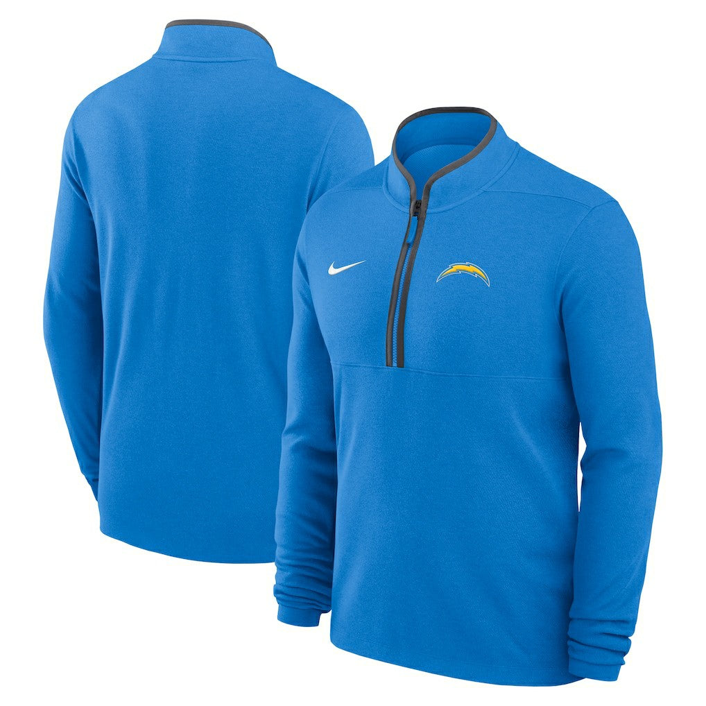 NFL Los Angeles Chargers Lightweight Victory Dri-FIT Half-Zip Pullover