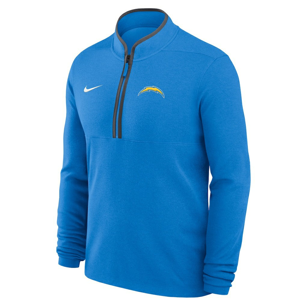 NFL Los Angeles Chargers Lightweight Victory Dri-FIT Half-Zip Pullover