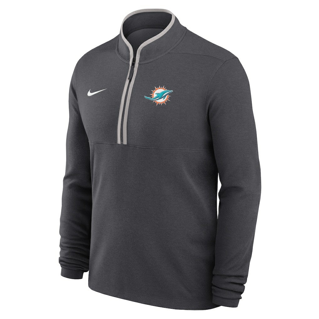 NFL Miami Dolphins Lightweight Victory Dri-FIT Half-Zip Pullover
