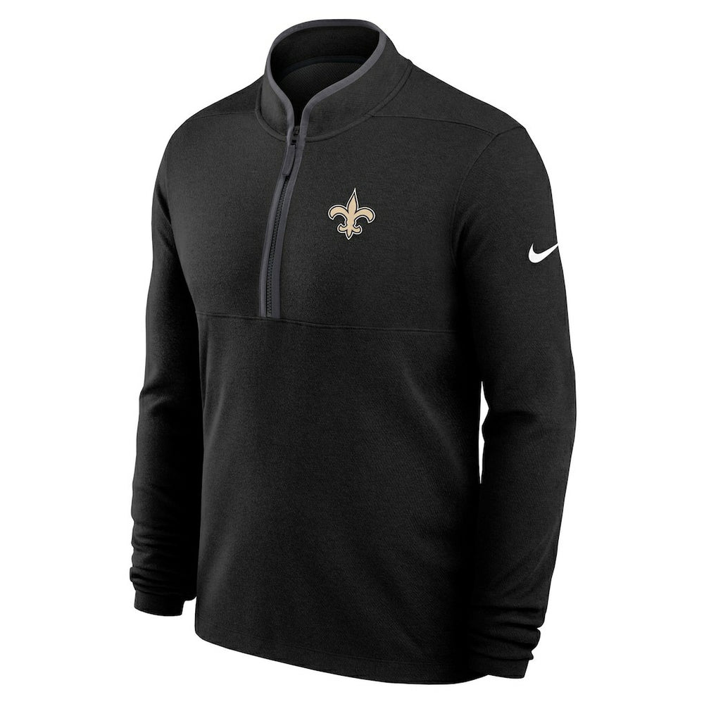 NFL New Orleans Saints Lightweight Victory Dri-FIT Half-Zip Pullover