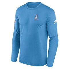 NFL Tennessee Titans Legend Oilers Throwback Dri-FIT Long Sleeve T-Shirt