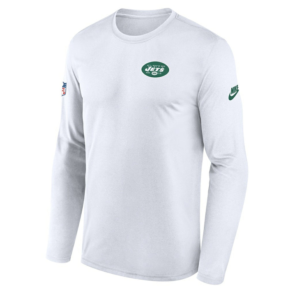 NFL New York Jets Legend Small Logo Dri-FIT Long Sleeve T-Shirt