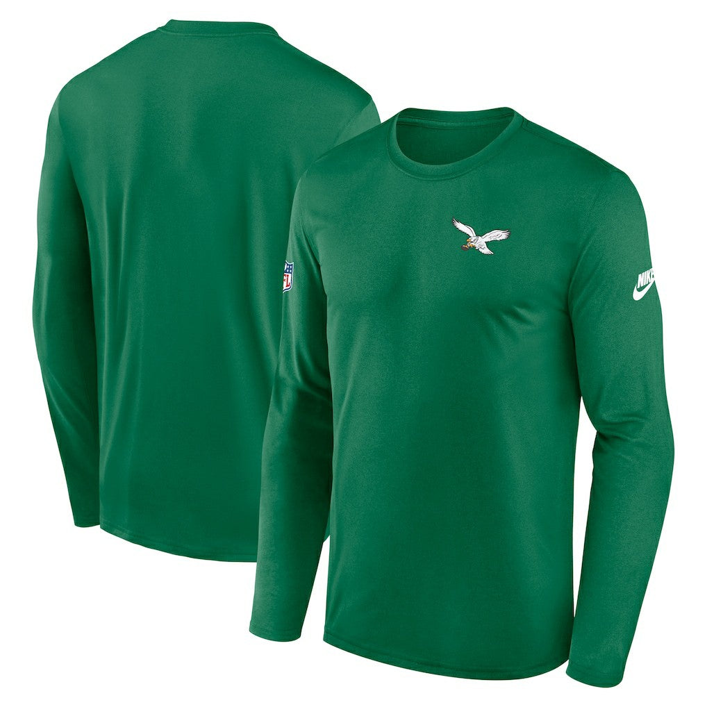 NFL Philadelphia Eagles Legend Small Logo Dri-FIT Long Sleeve T-Shirt