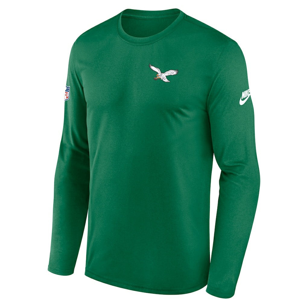 NFL Philadelphia Eagles Legend Small Logo Dri-FIT Long Sleeve T-Shirt