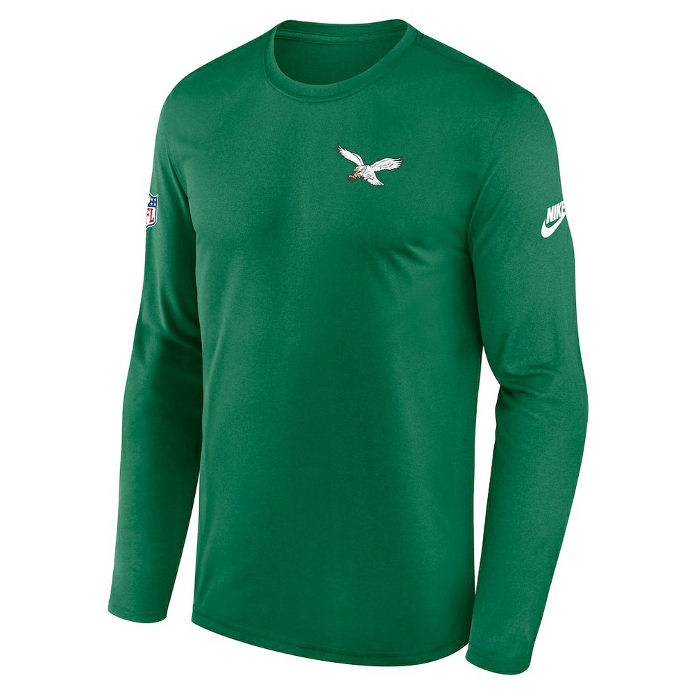 NFL Philadelphia Eagles Legend Small Logo Dri-FIT Long Sleeve T-Shirt