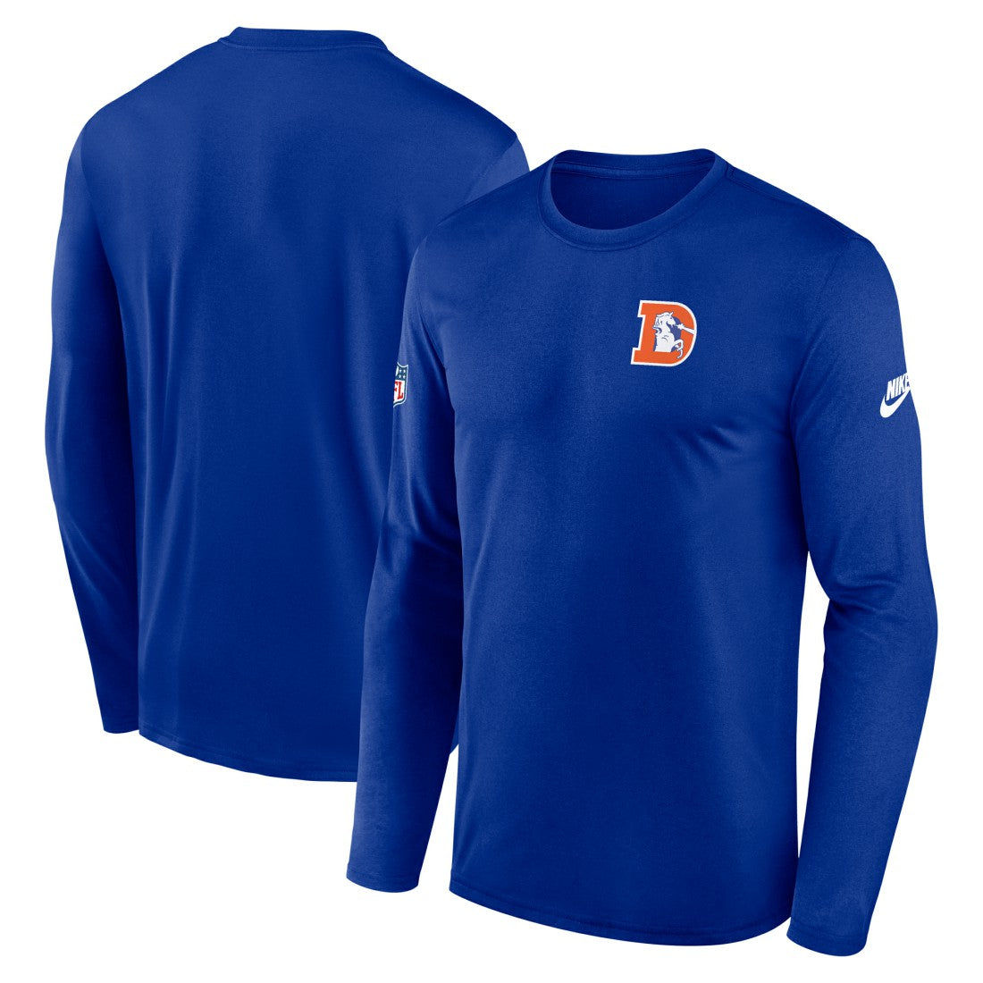 NFL Denver Broncos Legend Small Logo Dri-FIT Long Sleeve T-Shirt